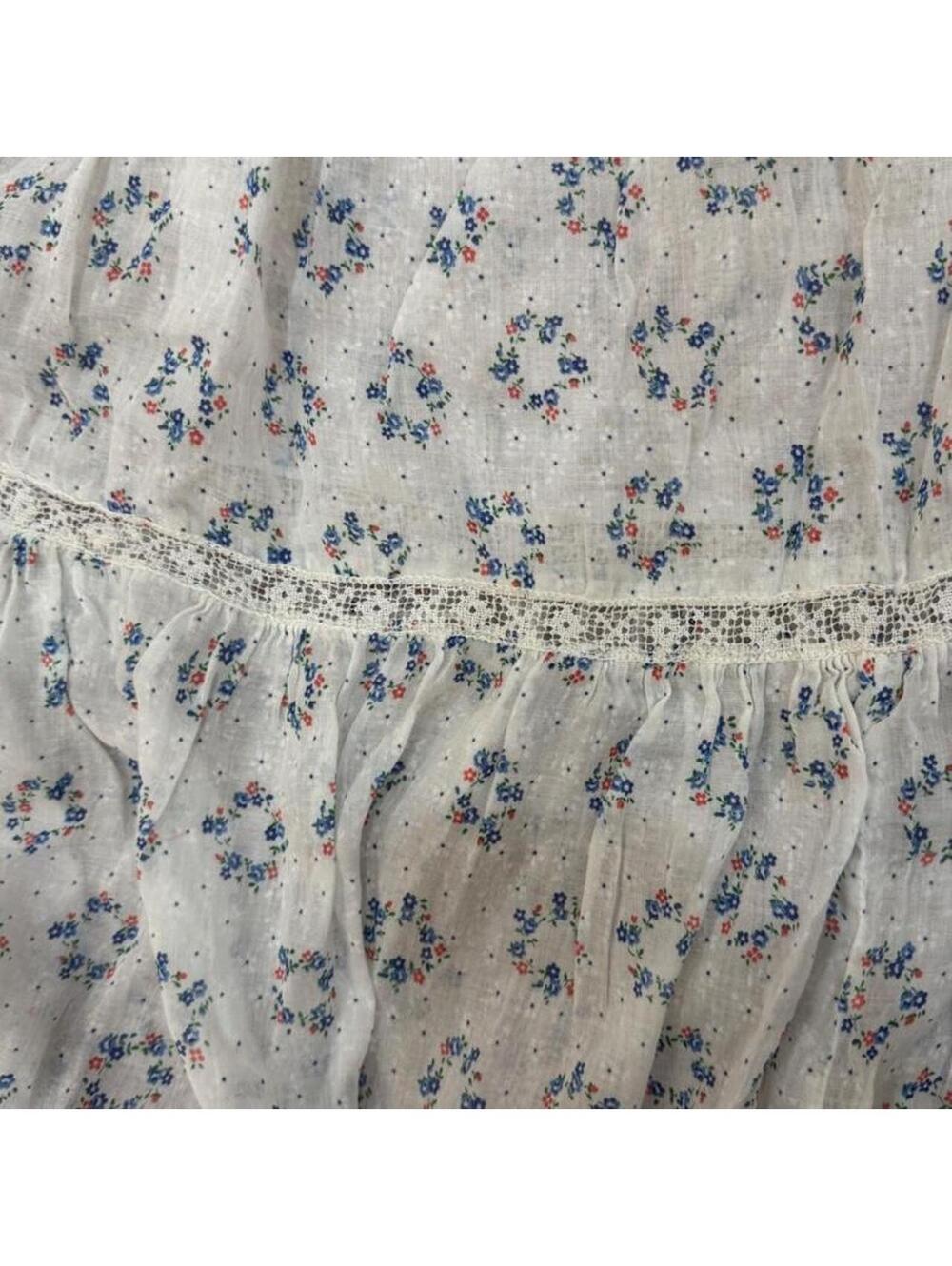 SOLD Vintage 70s milkmaid peasant dress Sz. XS - Picture 5 of 8